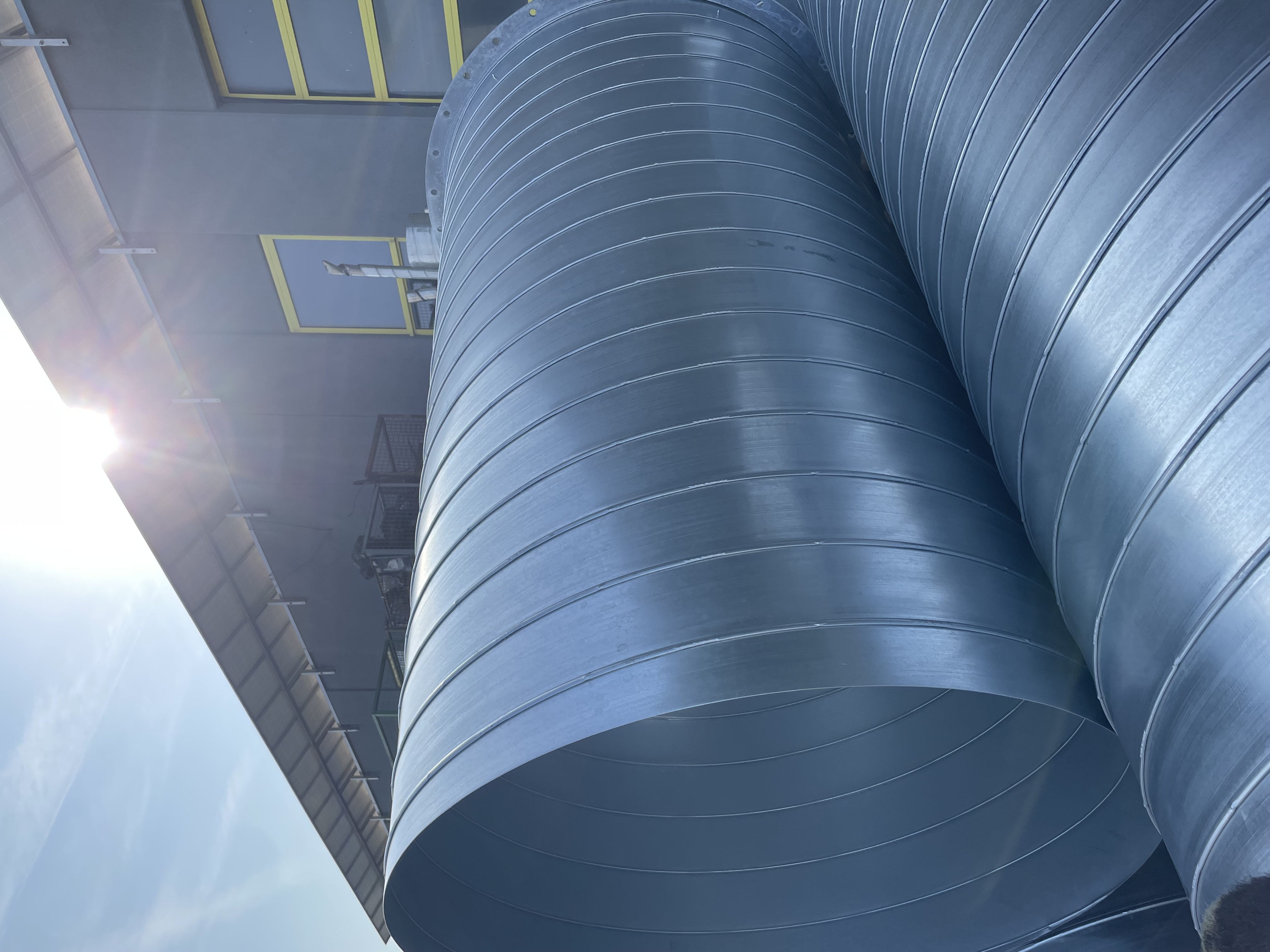 Wickelfalzrohre (Spirorohr) aus eigener Fertigung